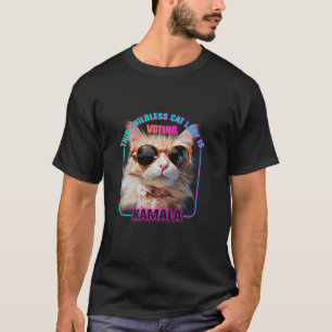 Camiseta Harris Walz 2024 Engraçado Eleição De Gato Kamala 