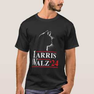 Camiseta Harris Walz 2024 Gatinhas Kamala Harris Tim Walz
