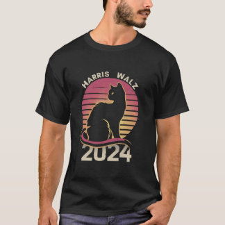 Camiseta Harris Walz 2024 Kamala Harris Cat T Shirt