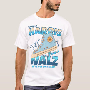 Camiseta Harris Walz 2024 Não vamos voltar para o Sneaker
