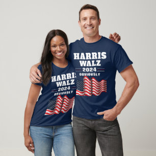 Camiseta Harris Walz 2024 Obviamente