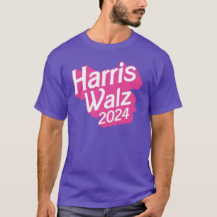 Camiseta Harris Walz 2024 rosa