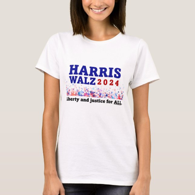 Camiseta Harris Walz 2024 Shirt (Frente)