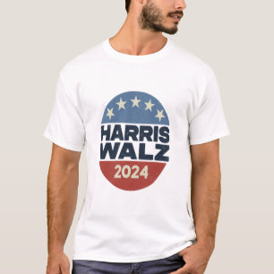 CAMISETA HARRIS WALZ 2024 VOTAÇÃO PARA KAMALA HARRIS TIM WA