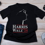 Camiseta Harris Walz 24 Cat Silhouette Campaign<br><div class="desc">Expresse o seu apoio político com um elegante e na moda, com a silhueta de um gato ao lado do texto ousado "Harris Walz '24". Esta camiseta é perfeita para aqueles que querem combinar o seu amor pelos animais com a sua paixão pelas próximas eleições. Quer você o vista a...</div>