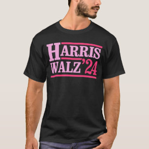 Camiseta Harris Walz '24 rosa