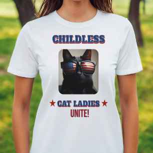 Camiseta Harris Walz Chilless Cat Ladens Unem Foto de Gato