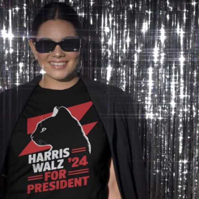 Camiseta Harris Walz Chilless Cat Ladies T-Shirt (Criador carregado)