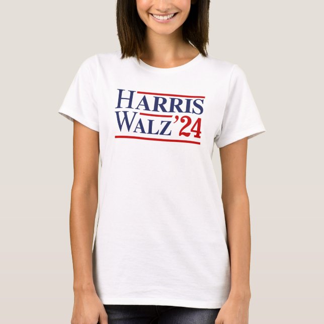 Camiseta Harris Walz de 24 (Frente)