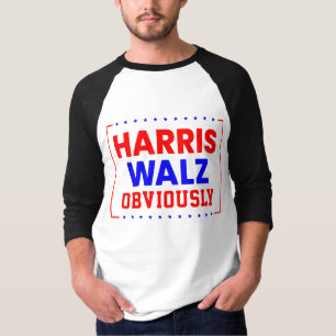 Camiseta Harris Walz Obviamente Kamala Harris para Presiden