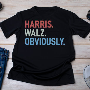 Camiseta Harris Walz Obviamente Negligenciou Declaração Pol