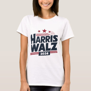 Camiseta Harris Walz Shirt Retro Kamala Harris Eleição 202