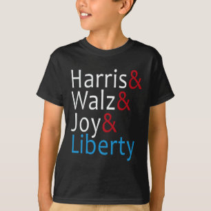 Camiseta Harris Wheimer Joy Liberdade Vote Kamala Harris Pr