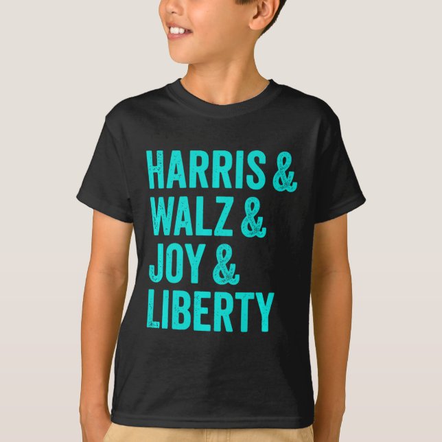 Camiseta Harris Wheimer Joy Liberty - Harris Waltz 2024 Ret (Frente)