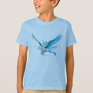 Camiseta Harry e Hermione em um Hippogriff