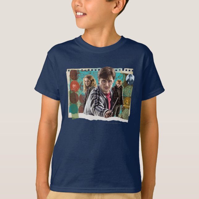 Camiseta Harry, Hermione e Ron 1 (Frente)