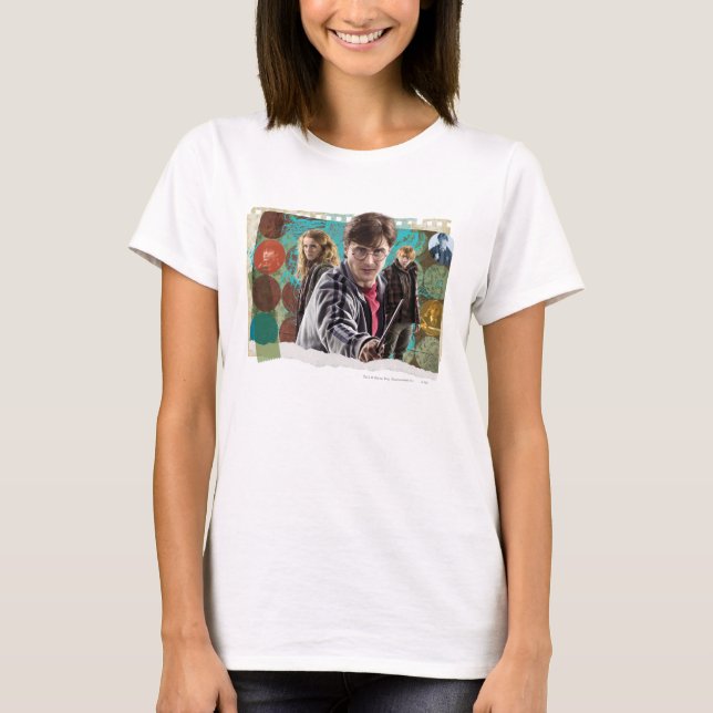 Camiseta Harry, Hermione e Ron 1 (Frente)