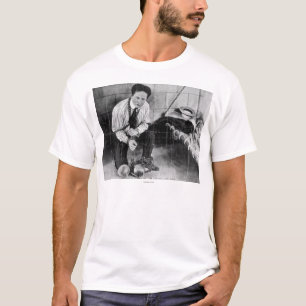 Camiseta Harry Houdini aproximadamente a escapar da prisão