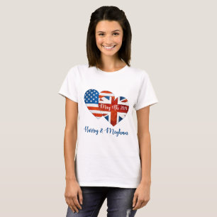Camiseta Harry & Meghan Wedding, 19 de maio de 2018