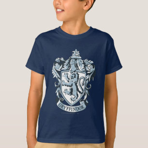Camiseta Harry Potter Brasão da Grifinória Azul