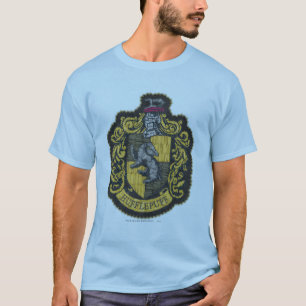 Camiseta Harry Potter Brasão da Hufflepuff Patch