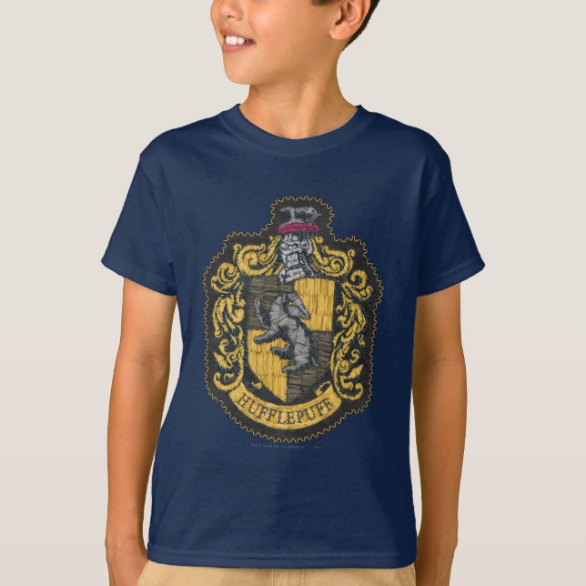 Camiseta Harry Potter | Brasão da Sonserina Patch (Frente)