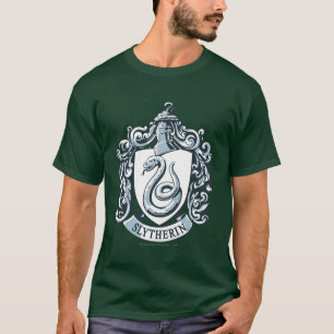Camiseta Harry Potter Brasão de armas de Slytherin - Azul