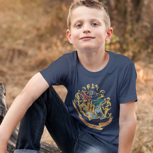 Camiseta Harry Potter   Brasão de Hogwarts - Cores Vibrante