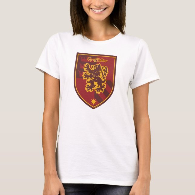 Camiseta Harry Potter | Brasão de Orgulho da Casa Gryffindo (Frente)