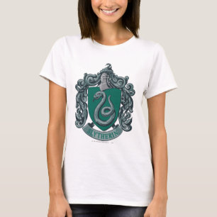 Camiseta Harry Potter Brasão de Slytherin Verde