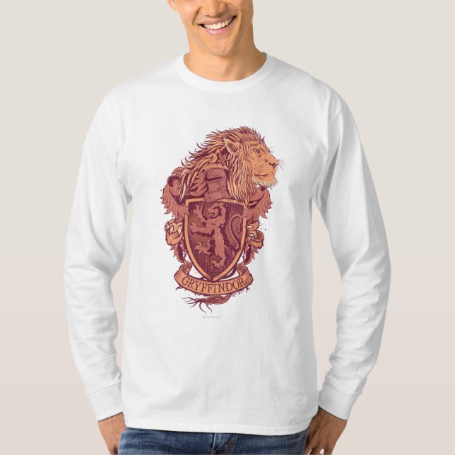 Camiseta Harry Potter | Brasão do Leão da Gryffindor (Frente)