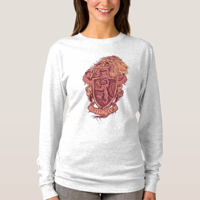 Camiseta Harry Potter | Brasão do Leão da Gryffindor (Frente)