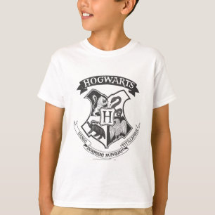 Camiseta Harry Potter Brasão Retro de Hogwarts