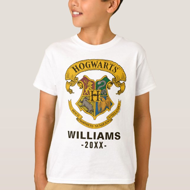 Camiseta Harry Potter | Camisa-T de férias da família Hogwa (Frente)