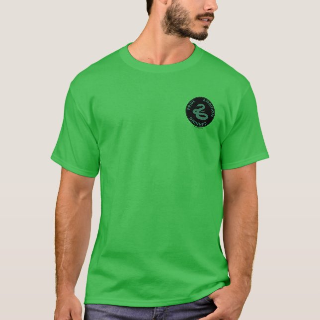 Camiseta Harry Potter | Características da Casa SLYTHERIN™  (Frente)