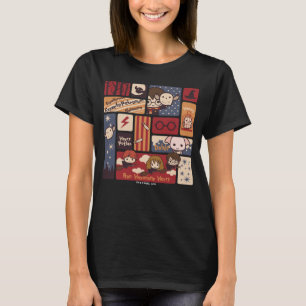 Camiseta Harry Potter Cartoon Scenes Pattern