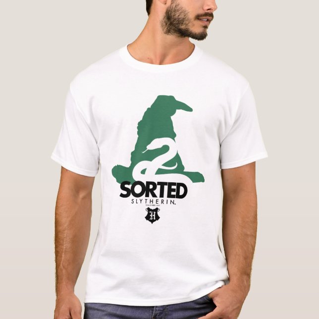 Camiseta Harry Potter | classificado na casa de SLYTHERIN™ (Frente)