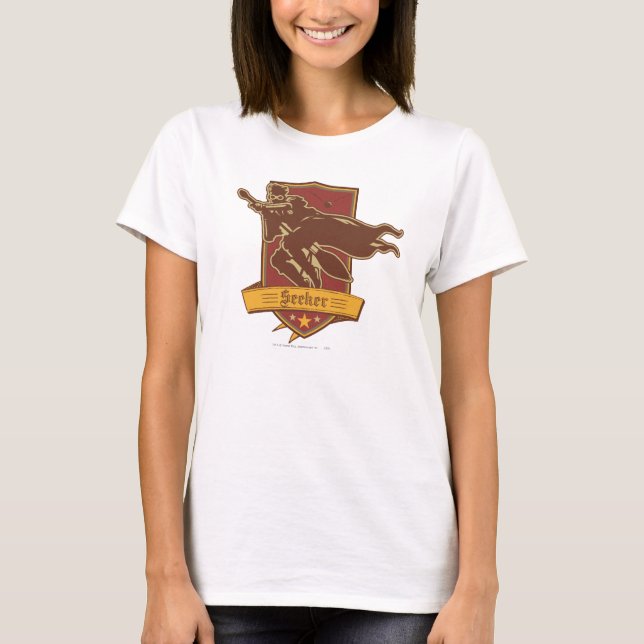 Camiseta Harry Potter | Crista de Caça do QUIDDITCH™ (Frente)