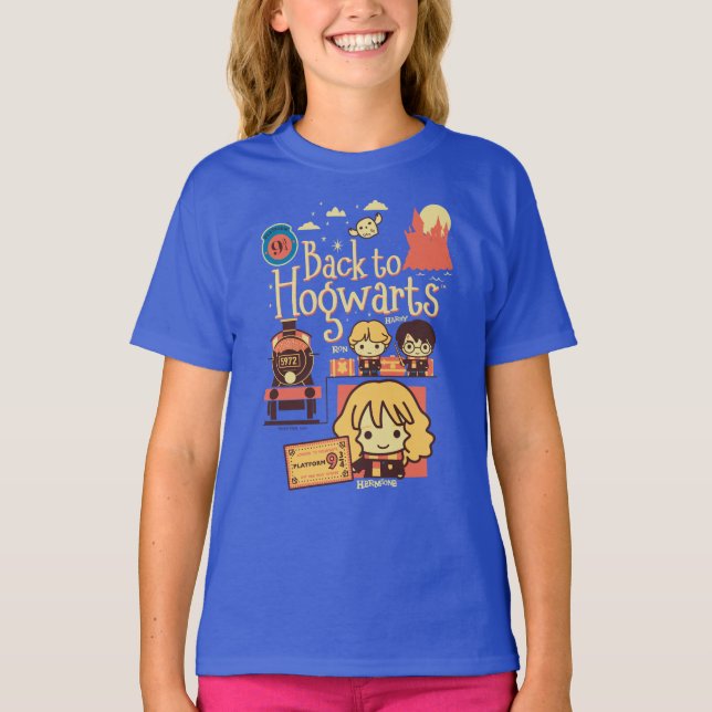CAMISETA HARRY POTTER™ | DE VOLTA À HOGWARTS™ (Frente)