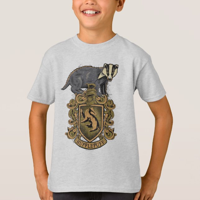Camiseta Harry Potter| Descanso de Hufflepuff com Badger (Frente)
