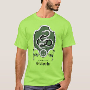 Camiseta HARRY POTTER™   Desenho Delicado SLYTHERIN™ Crest