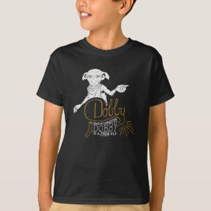 Camiseta Harry Potter  Dobby Não Tem Mestre