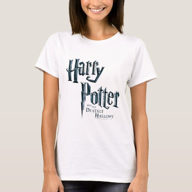 Camiseta Harry Potter e os Relíquias da Morte Logo 1 (Frente)