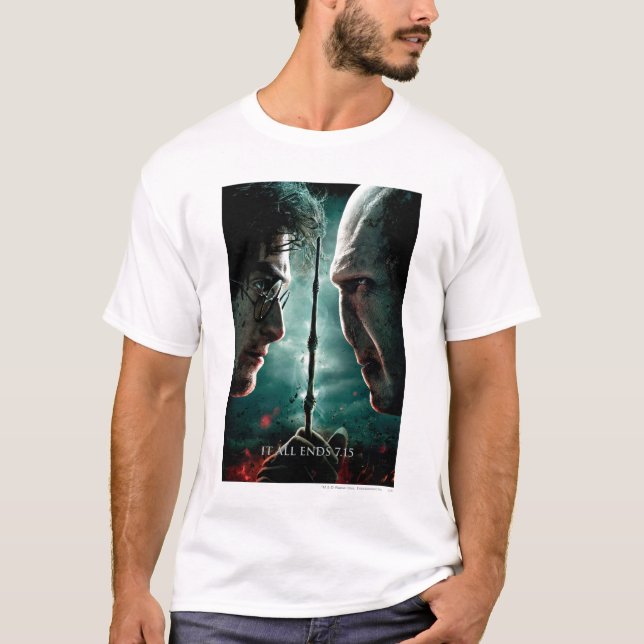 Camiseta Harry Potter e os Relíquias da Morte Parte 2 (Frente)