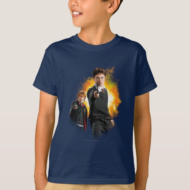 Camiseta Harry Potter e Ron Weely (Frente)