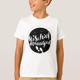 Camiseta Harry Potter   Encantamentos de Tipografia do Mapa