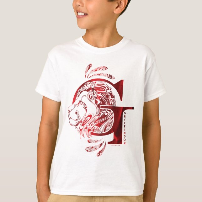 Camiseta Harry Potter | Gráfico Aguamenti GRYFFINDOR™ (Frente)
