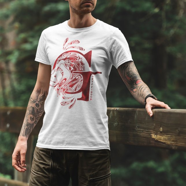 Camiseta Harry Potter | Gráfico Aguamenti GRYFFINDOR™ (Criador carregado)