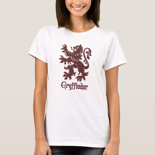 Camiseta Harry Potter | Gráfico de Leão Gryffindor (Frente)