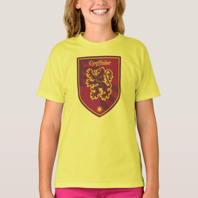 Camiseta Harry Potter | Gryffindor House Pride Crest (Frente)